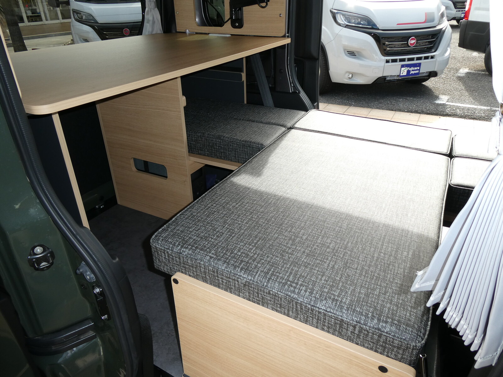 キャンピングカー 軽キャンパー N-VAN　+ｽﾀｲﾙﾌｧﾝ 岡ﾓｰﾀｰｽ　ｵﾘｼﾞﾅﾙ仕様