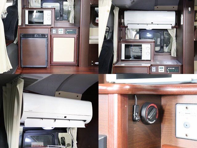 キャンピングカー バンコン ﾊｲｴｰｽ OMC 銀河 4WD　FF　ｴｱｺﾝ