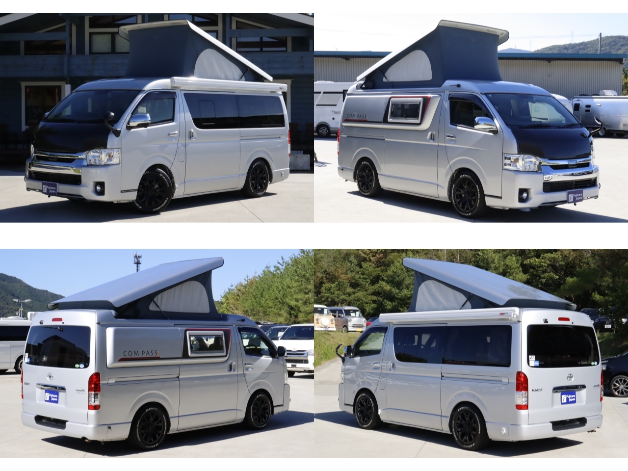 キャンピングカー バンコン ﾊｲｴｰｽ ﾎﾜｲﾄﾊｳｽ ｺﾝﾊﾟｽ