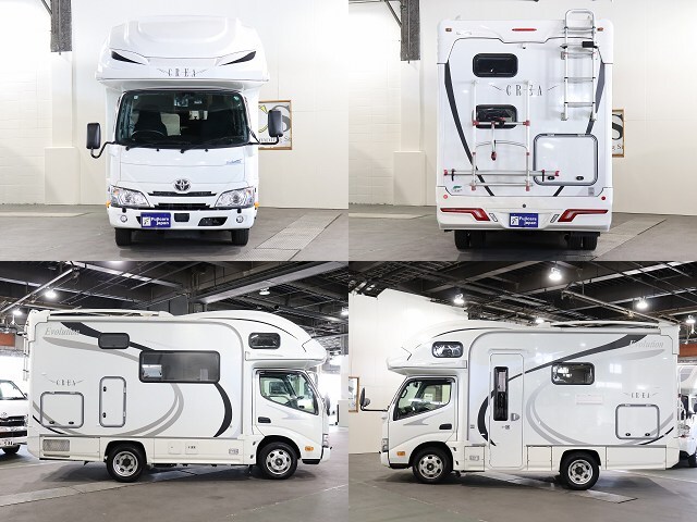 キャンピングカー キャブコン ｶﾑﾛｰﾄﾞﾅｯﾂ ｸﾚｱ5.3Wｴﾎﾞﾘｭｰｼｮﾝ4WD