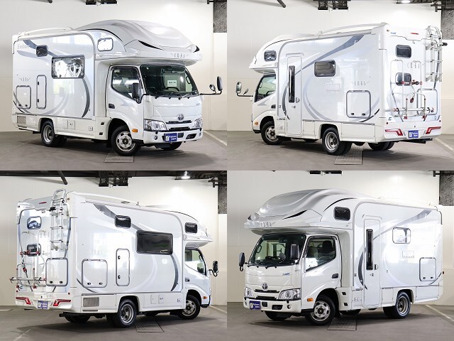 キャンピングカー キャブコン ｶﾑﾛｰﾄﾞﾅｯﾂ ｸﾚｱ5.3Wｴﾎﾞﾘｭｰｼｮﾝ4WD