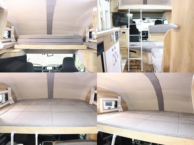 キャンピングカー キャブコン ｶﾑﾛｰﾄﾞﾅｯﾂ ｸﾚｱ5.3Wｴﾎﾞﾘｭｰｼｮﾝ4WD