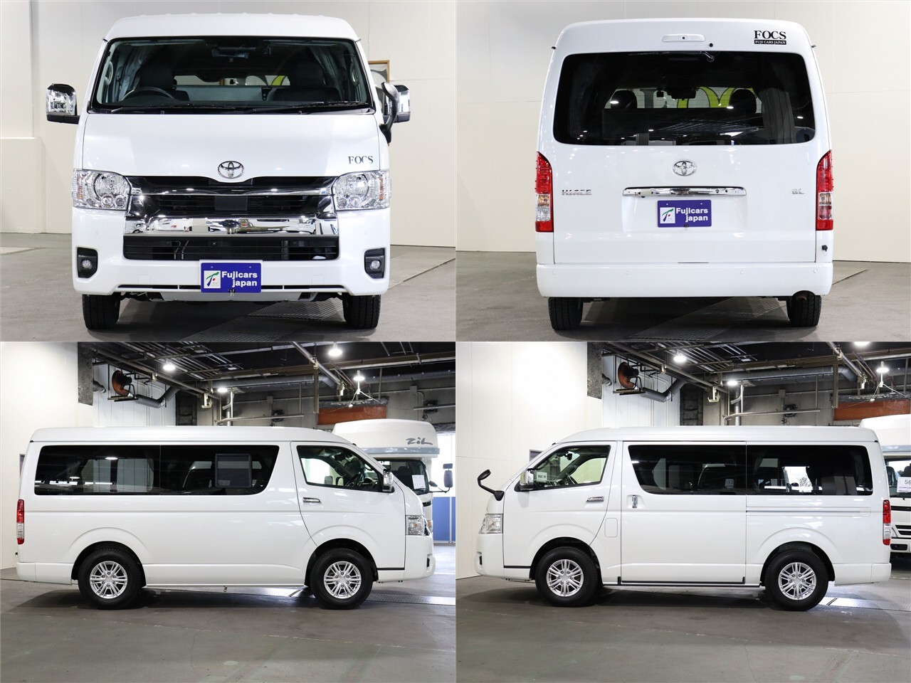 キャンピングカー バンコン ﾊｲｴｰｽ FOCS DS-F 4WD　FF　DC冷蔵庫