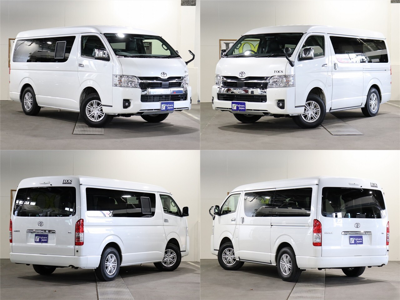 キャンピングカー バンコン ﾊｲｴｰｽ FOCS DS-F 4WD　FF　DC冷蔵庫