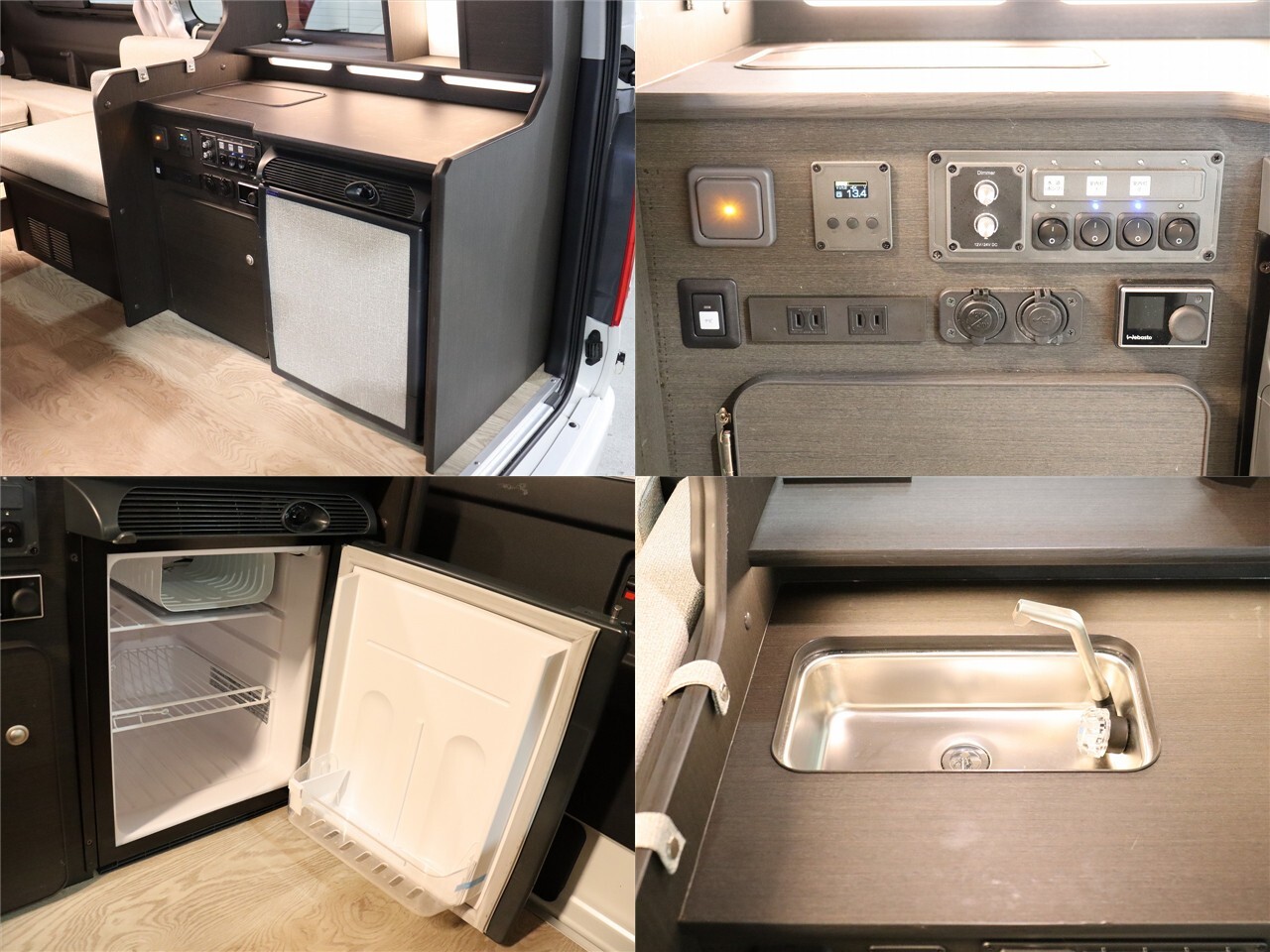 キャンピングカー バンコン ﾊｲｴｰｽ FOCS DS-F 4WD　FF　DC冷蔵庫