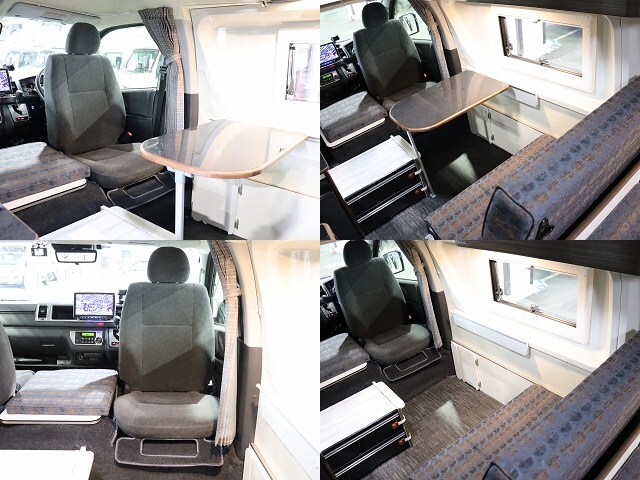 キャンピングカー バンコン ﾊｲｴｰｽ ｷｬﾝﾊﾟｰｱｼｽﾄ ﾎﾛｳ 4WD　FF