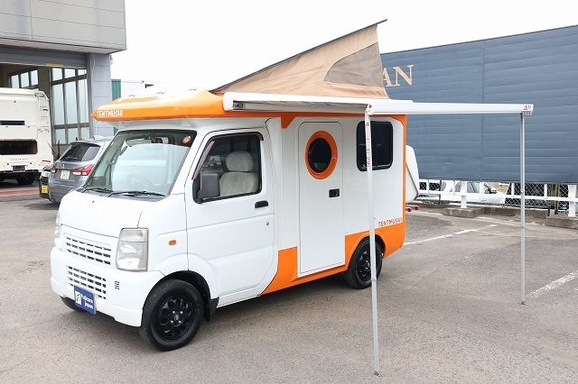 キャンピングカー 軽キャンパー ｷｬﾘｲ ﾊﾞﾝｼｮｯﾌﾟﾐｶﾐ ﾃﾝﾄむし 4WD