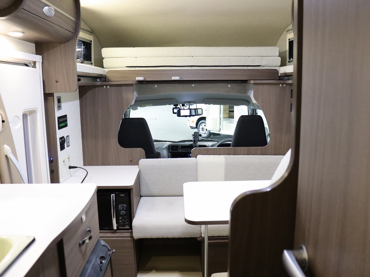 キャンピングカー キャブコン ﾎﾞﾝｺﾞ ﾅｯﾂRV ﾏｯｼｭW 4WD　FFﾋｰﾀｰ