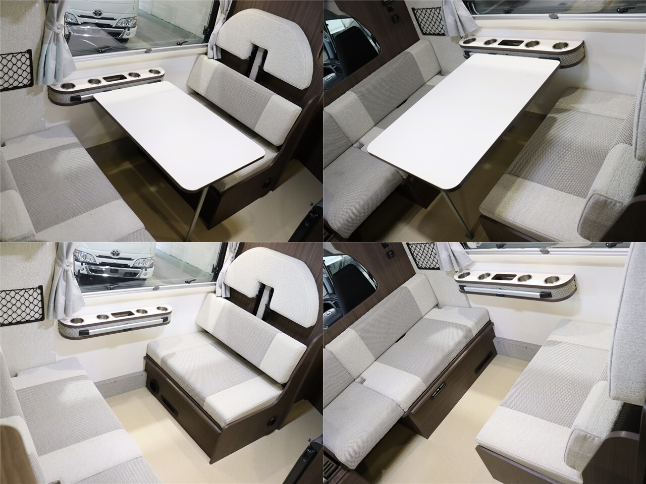 キャンピングカー キャブコン ﾎﾞﾝｺﾞ ﾅｯﾂRV ﾏｯｼｭW 4WD　FFﾋｰﾀｰ