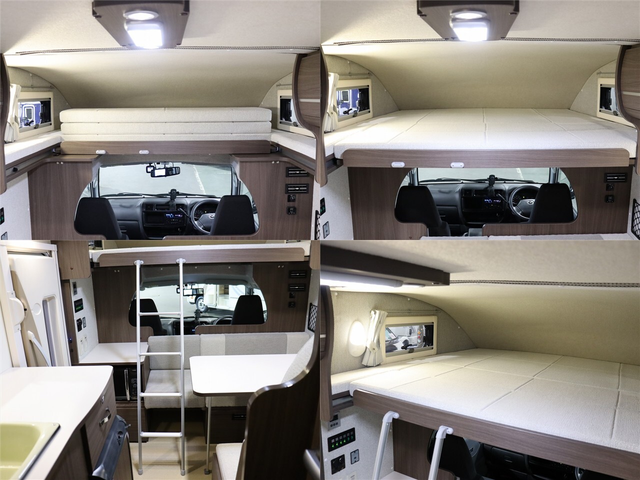 キャンピングカー キャブコン ﾎﾞﾝｺﾞ ﾅｯﾂRV ﾏｯｼｭW 4WD　FFﾋｰﾀｰ