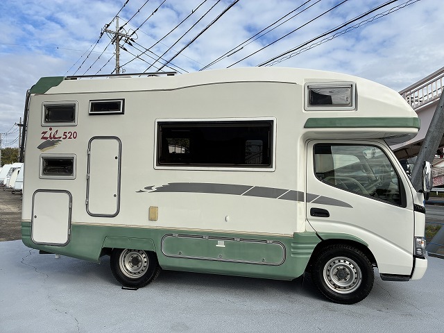 キャンピングカー キャブコン ｶﾑﾛｰﾄﾞ ﾊﾞﾝﾃｯｸ ｼﾞﾙ520 FFﾋｰﾀｰ