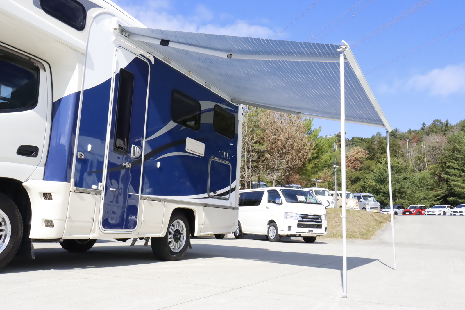 キャンピングカー キャブコン ｶﾑﾛｰﾄﾞ ﾅｯﾂRV ｸﾚｱ5.3Xｴﾎﾞﾘｭｰｼｮﾝ