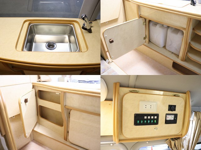 キャンピングカー バンコン ﾊｲｴｰｽ ﾉｰｽﾗｲﾌ 大地 4WD　FF　ｲﾝﾊﾞｰﾀｰ