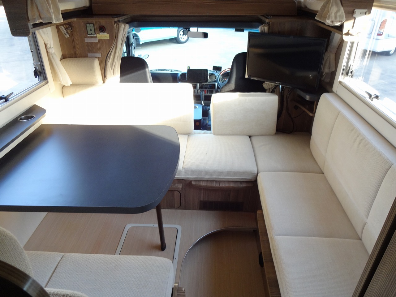 キャンピングカー キャブコン ｶﾑﾛｰﾄﾞ ﾊﾞﾝﾃｯｸ ｼﾞﾙ 4WD　家ｴｱｺﾝ