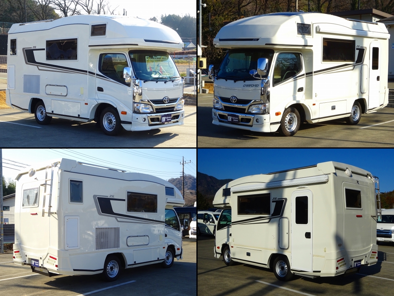 キャンピングカー キャブコン ｶﾑﾛｰﾄﾞ ﾊﾞﾝﾃｯｸ ｼﾞﾙ 4WD　家ｴｱｺﾝ