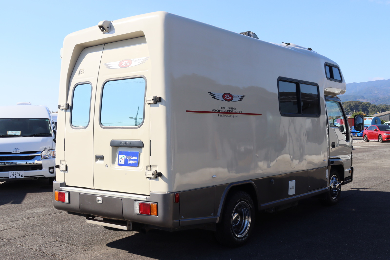 キャンピングカー キャブコン ｴﾙﾌ ﾖｺﾊﾏﾓｰﾀｰｾｰﾙｽ ﾚｯｸｽﾄﾗﾝｽﾀｰ