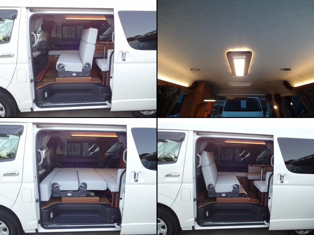 キャンピングカー バンコン ﾊｲｴｰｽ FOCS DS-F 4WD FFﾋｰﾀｰ