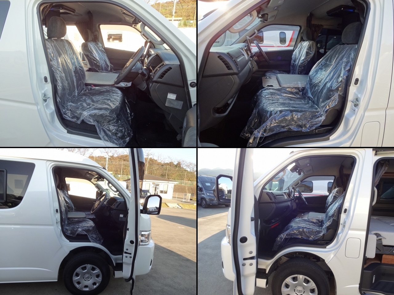 キャンピングカー バンコン ﾊｲｴｰｽ FOCS DS-F 4WD FFﾋｰﾀｰ