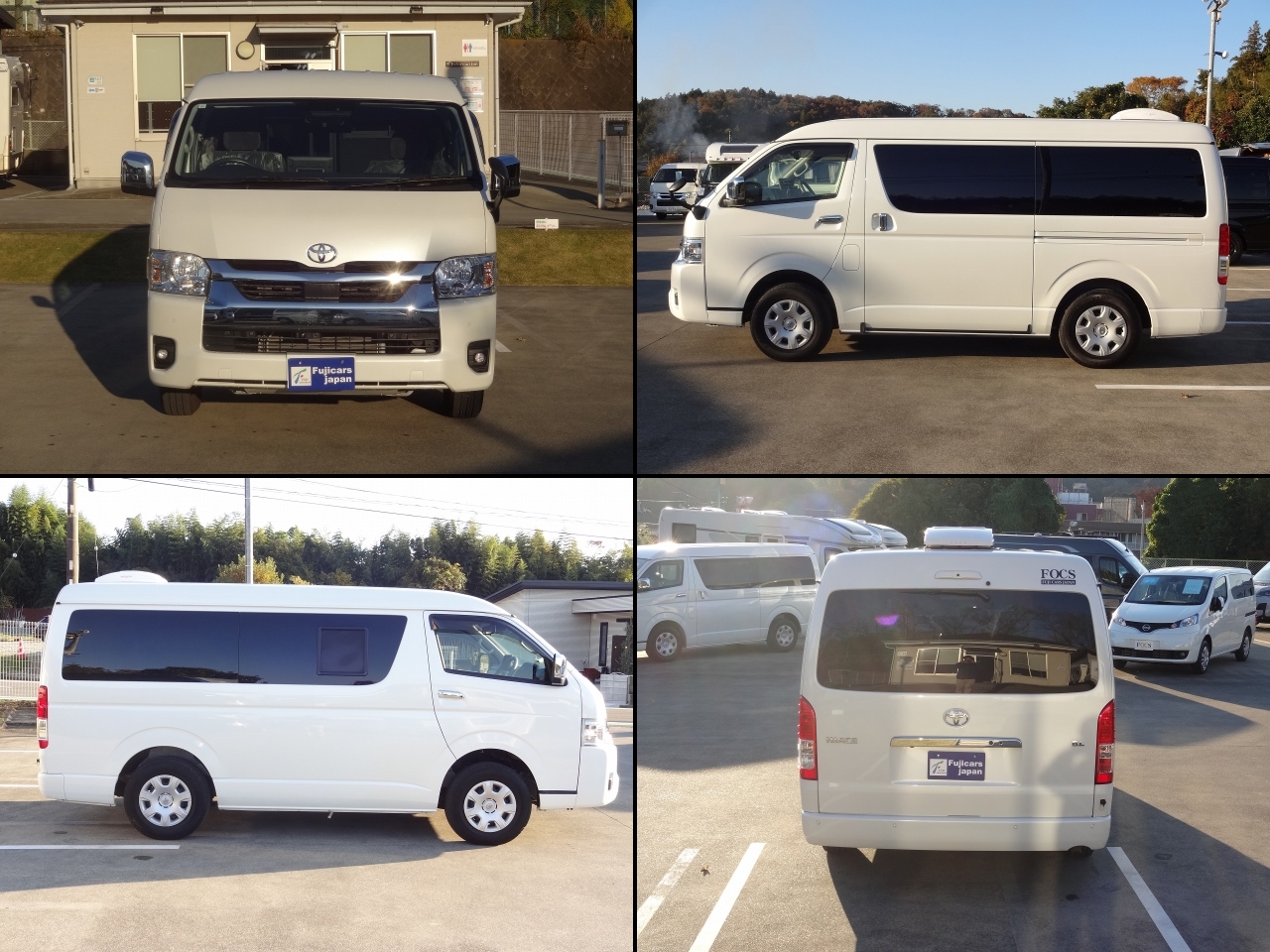 キャンピングカー バンコン ﾊｲｴｰｽ FOCS DS-F 4WD FFﾋｰﾀｰ