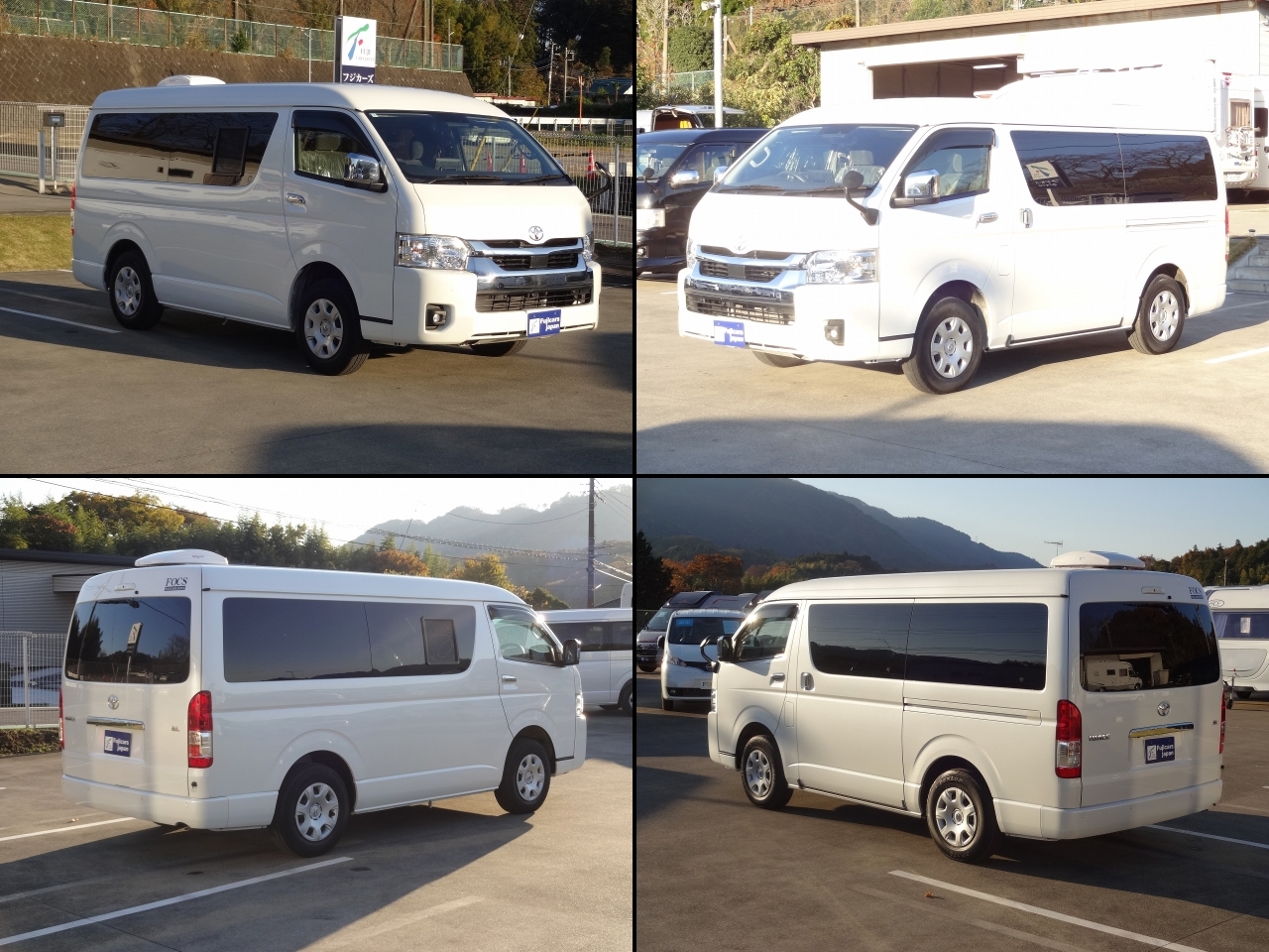 キャンピングカー バンコン ﾊｲｴｰｽ FOCS DS-F 4WD FFﾋｰﾀｰ