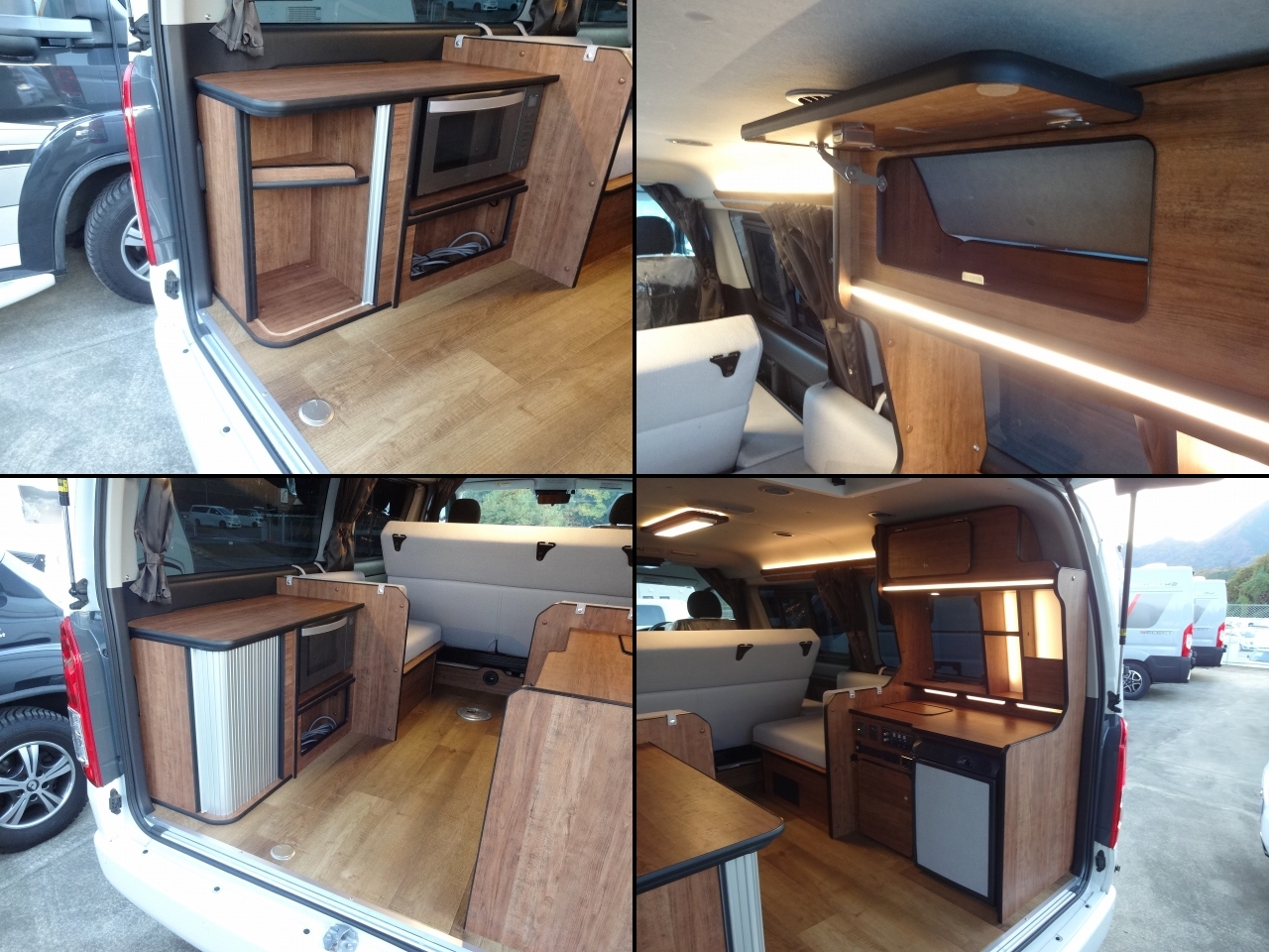 キャンピングカー バンコン ﾊｲｴｰｽ FOCS DS-F 4WD FFﾋｰﾀｰ