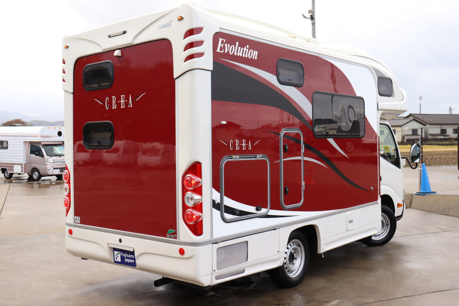 キャンピングカー キャブコン ｶﾑﾛｰﾄﾞﾅｯﾂRVｸﾚｱ5.3Wｴﾎﾞﾘｭｰｼｮﾝ4WD