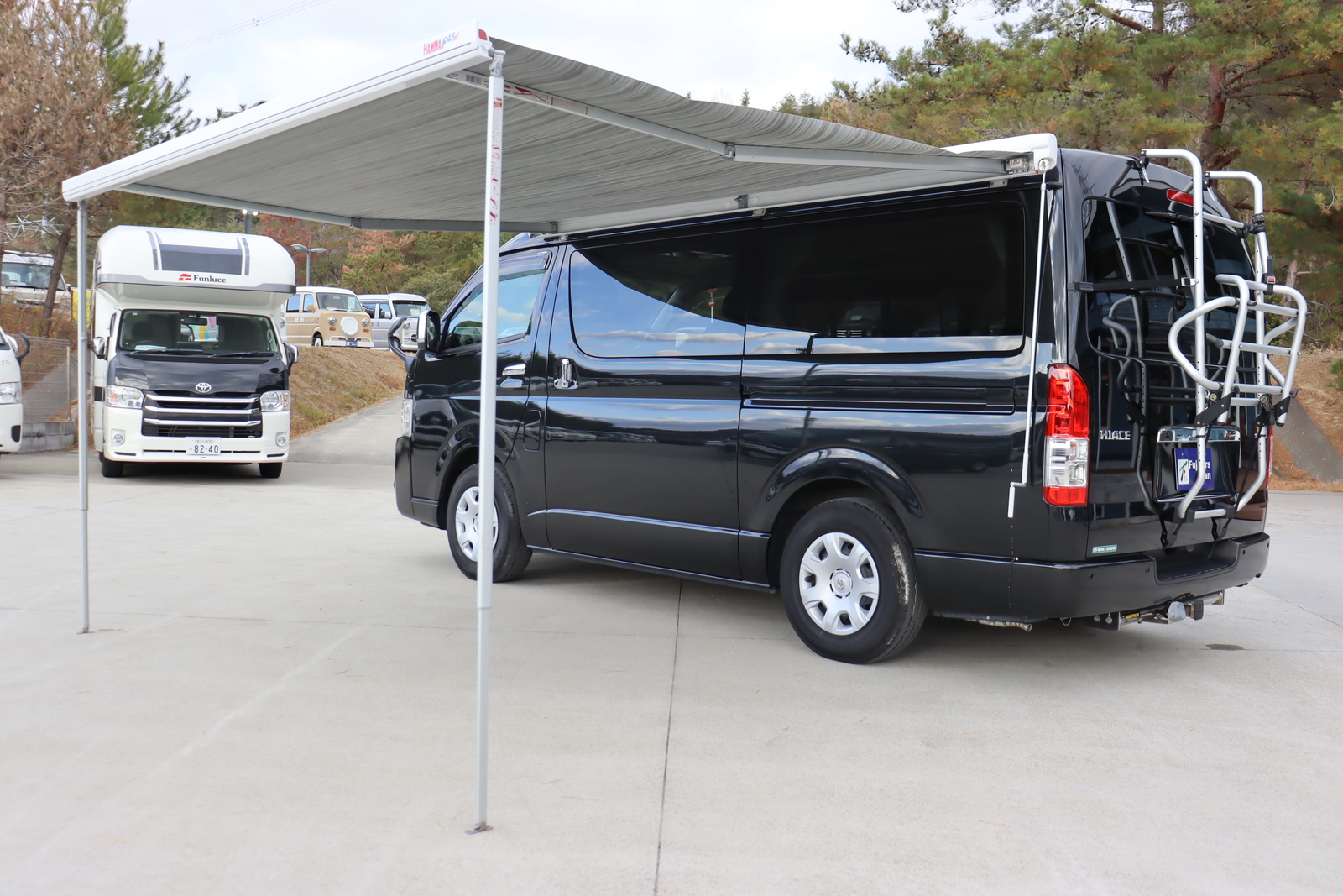 キャンピングカー バンコン ﾊｲｴｰｽ ﾄﾖﾀﾃｯｸｽ Pｷｭｰﾌﾞﾌﾟﾗｽﾈｵ