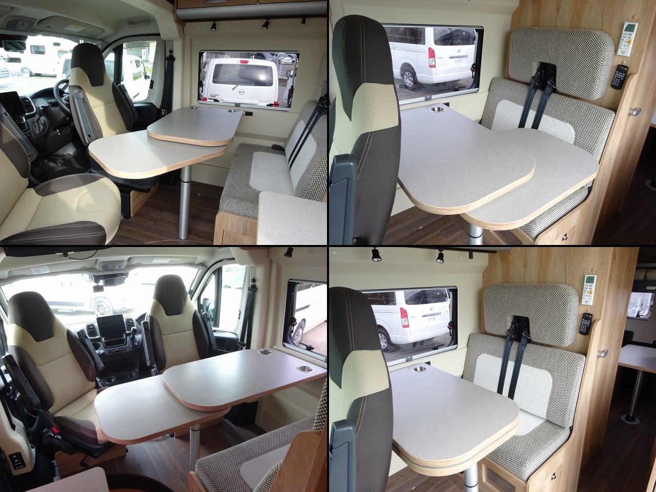 キャンピングカー バンコン ﾃﾞｭｶﾄ ﾅｯﾂRV ﾌｫﾙﾄﾅ ﾀｲﾌﾟM　ｴﾎﾞﾗｲﾄ