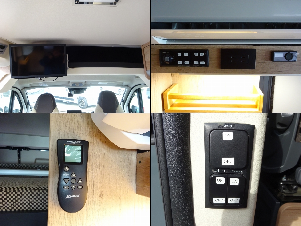 キャンピングカー バンコン ﾃﾞｭｶﾄ ﾅｯﾂRV ﾌｫﾙﾄﾅ ﾀｲﾌﾟM　ｴﾎﾞﾗｲﾄ