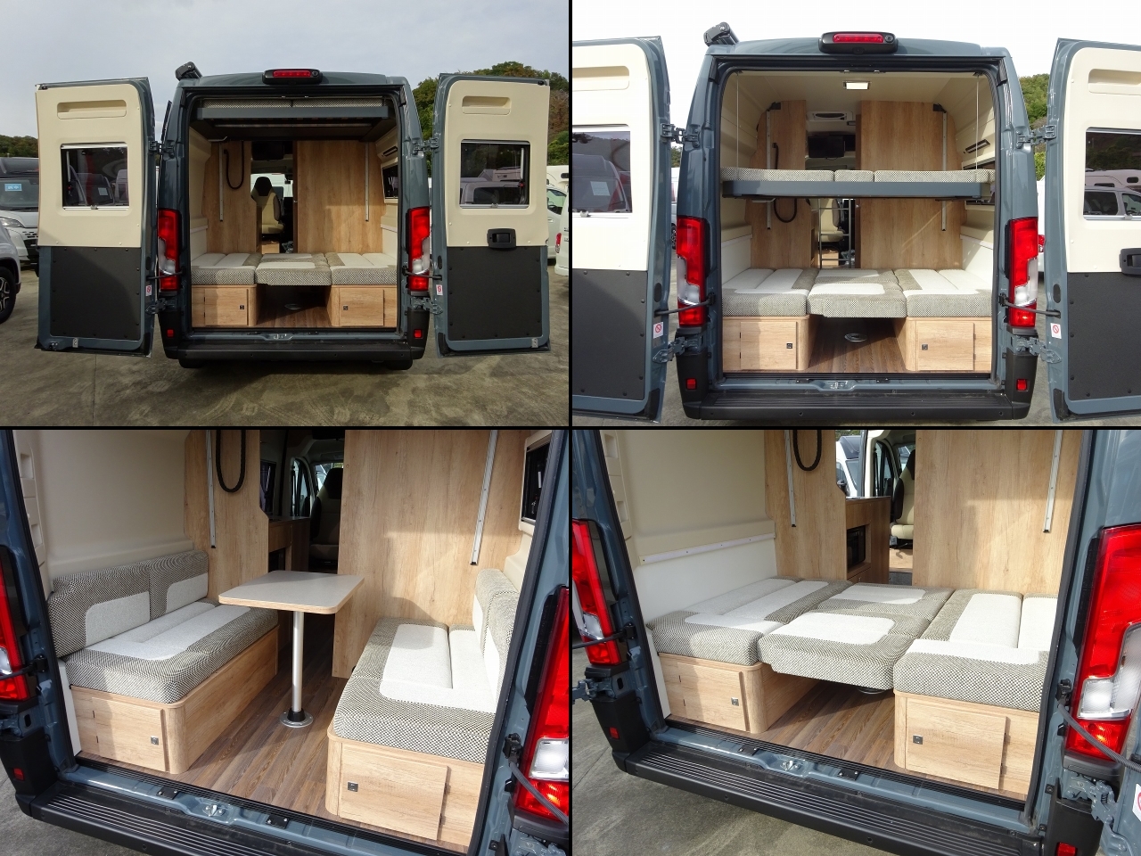 キャンピングカー バンコン ﾃﾞｭｶﾄ ﾅｯﾂRV ﾌｫﾙﾄﾅ ﾀｲﾌﾟM　ｴﾎﾞﾗｲﾄ