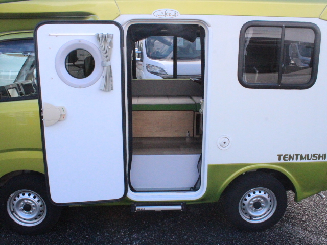 キャンピングカー 軽キャンパー ﾊﾞﾝｼｮｯﾌﾟﾐｶﾐ ﾃﾝﾄむし ﾎﾟｯﾌﾟUP FF暖房