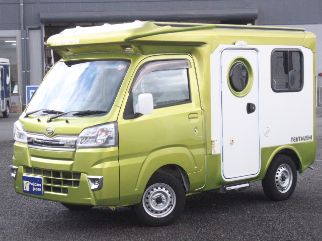 キャンピングカー 軽キャンパー ﾊﾞﾝｼｮｯﾌﾟﾐｶﾐ ﾃﾝﾄむし ﾎﾟｯﾌﾟUP FF暖房