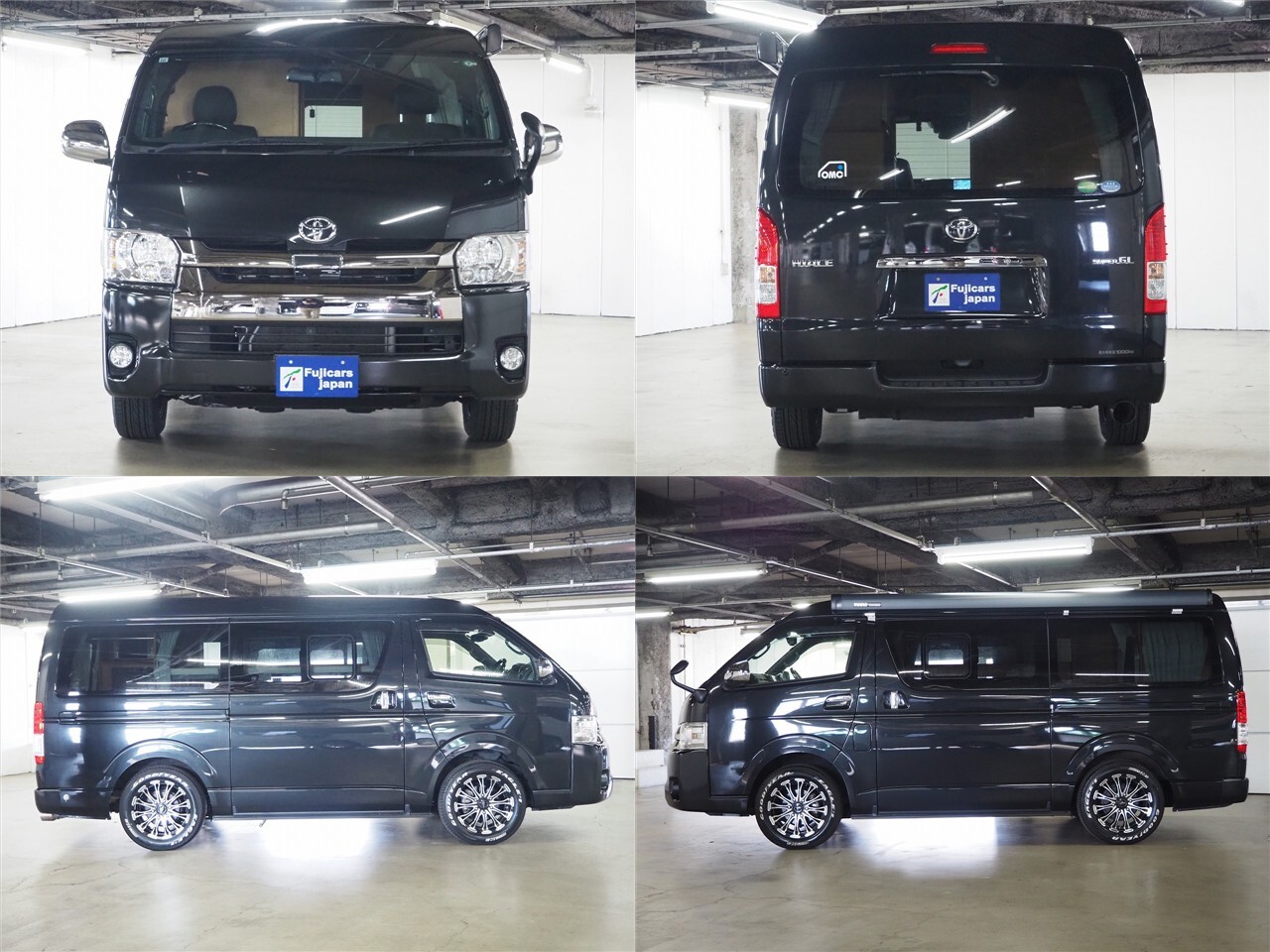 キャンピングカー バンコン ﾊｲｴｰｽ OMC 北斗 4WD　FF　ｿｰﾗｰ