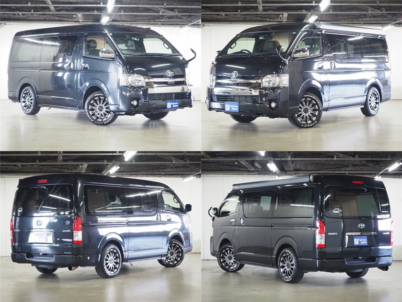 キャンピングカー バンコン ﾊｲｴｰｽ OMC 北斗 4WD　FF　ｿｰﾗｰ