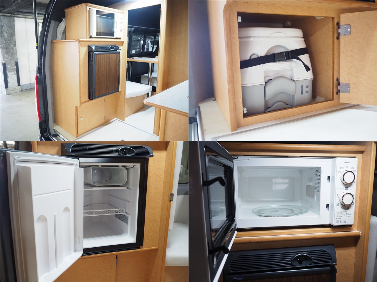 キャンピングカー バンコン ﾊｲｴｰｽ OMC 北斗 4WD　FF　ｿｰﾗｰ