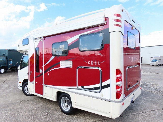 キャンピングカー キャブコン ｶﾑﾛｰﾄﾞ ｸﾚｱ5.3Xｴﾎﾞﾘｭｰｼｮﾝ　ﾘｱWﾀｲﾔ