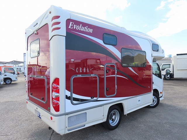 キャンピングカー キャブコン ｶﾑﾛｰﾄﾞ ｸﾚｱ5.3Xｴﾎﾞﾘｭｰｼｮﾝ　ﾘｱWﾀｲﾔ