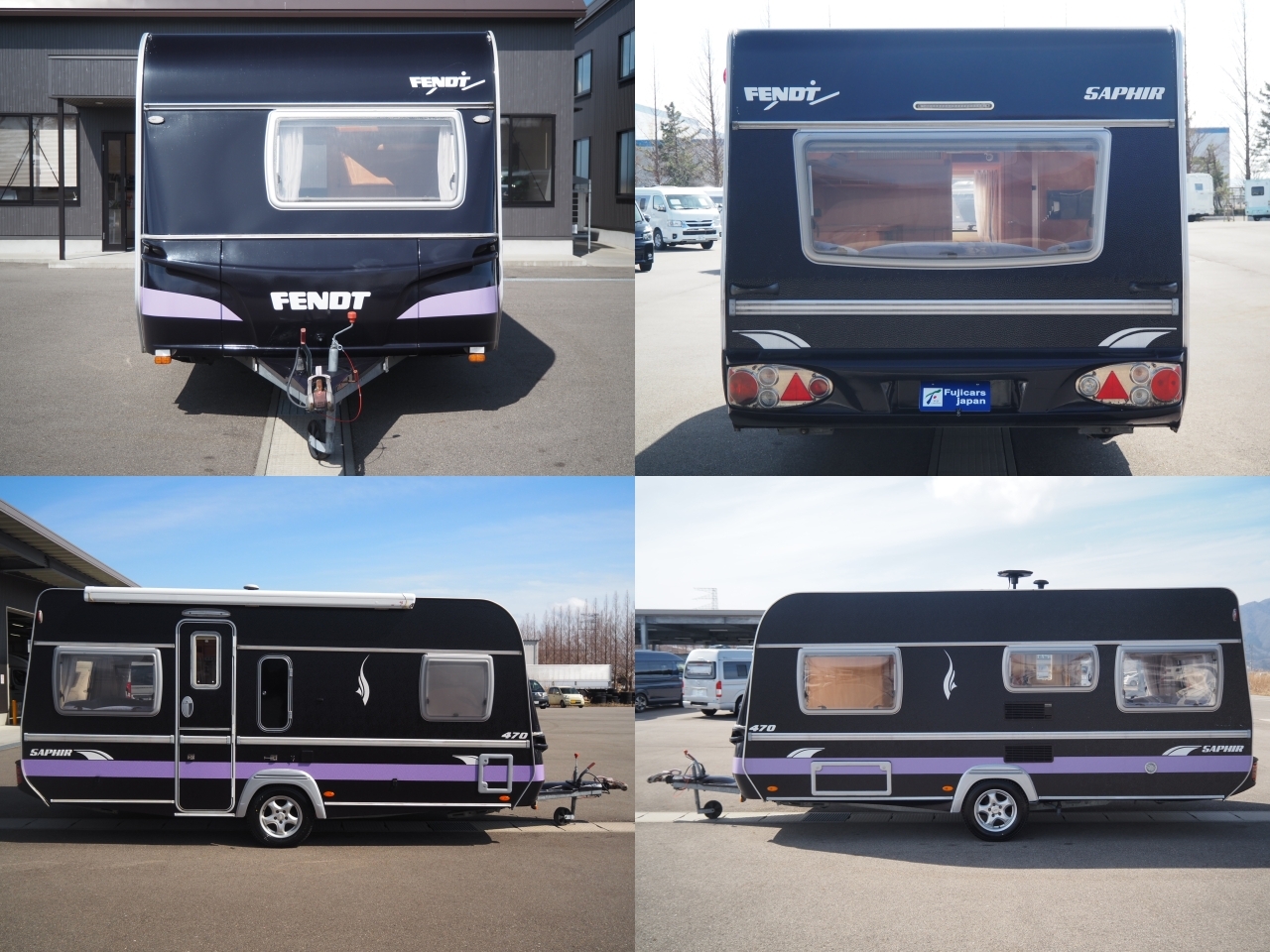 キャンピングカー トレーラー ﾌｪﾝﾄ ｻﾌｧｲｱ470TFB ｳｲﾝﾄﾞｳｴｱｺﾝ