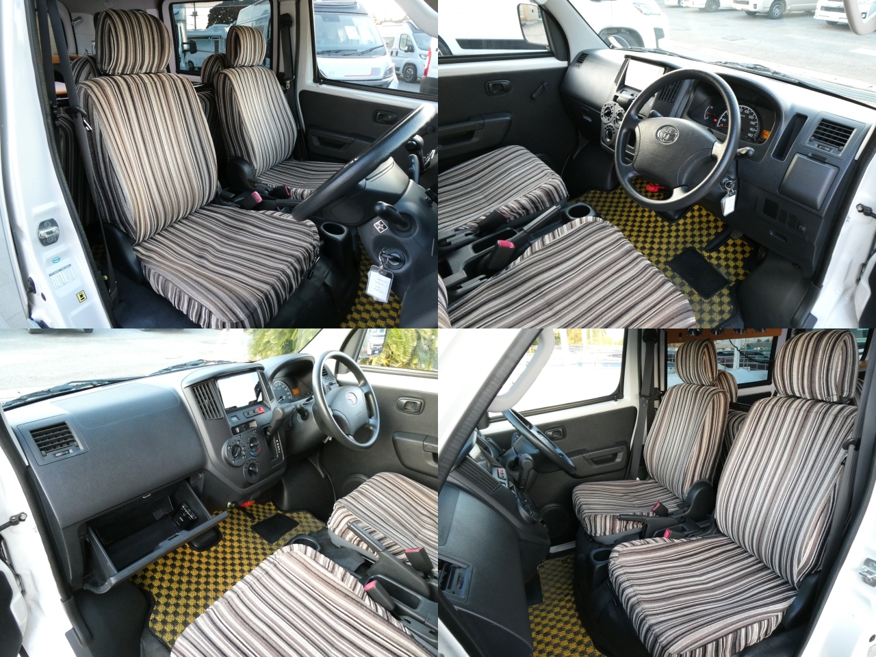 キャンピングカー バンコン ﾗｲﾄｴｰｽﾄﾖﾀﾓﾋﾞﾘﾃｨｱﾙﾄﾋﾟｱｰﾉ 4連窓ﾌｧﾝ