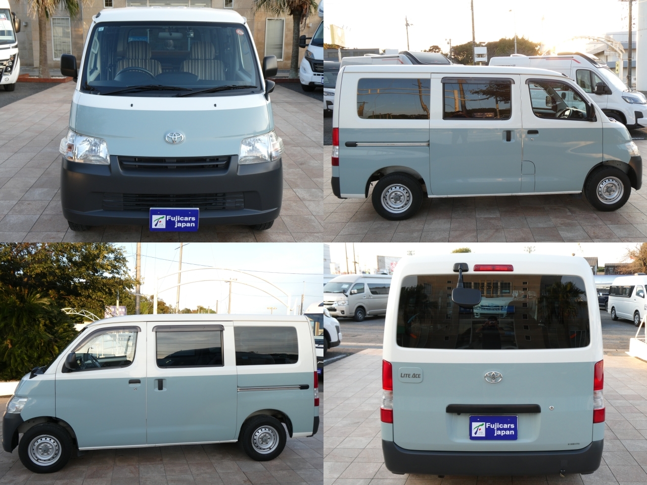 キャンピングカー バンコン ﾗｲﾄｴｰｽﾄﾖﾀﾓﾋﾞﾘﾃｨｱﾙﾄﾋﾟｱｰﾉ 4連窓ﾌｧﾝ