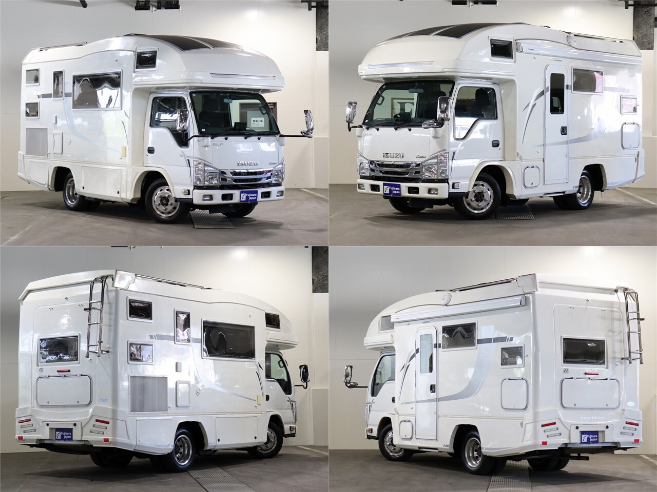 キャンピングカー キャブコン ｴﾙﾌ ﾊﾞﾝﾃｯｸ ｼﾞﾙ520ｸﾙｰｽﾞ 4WD　FF