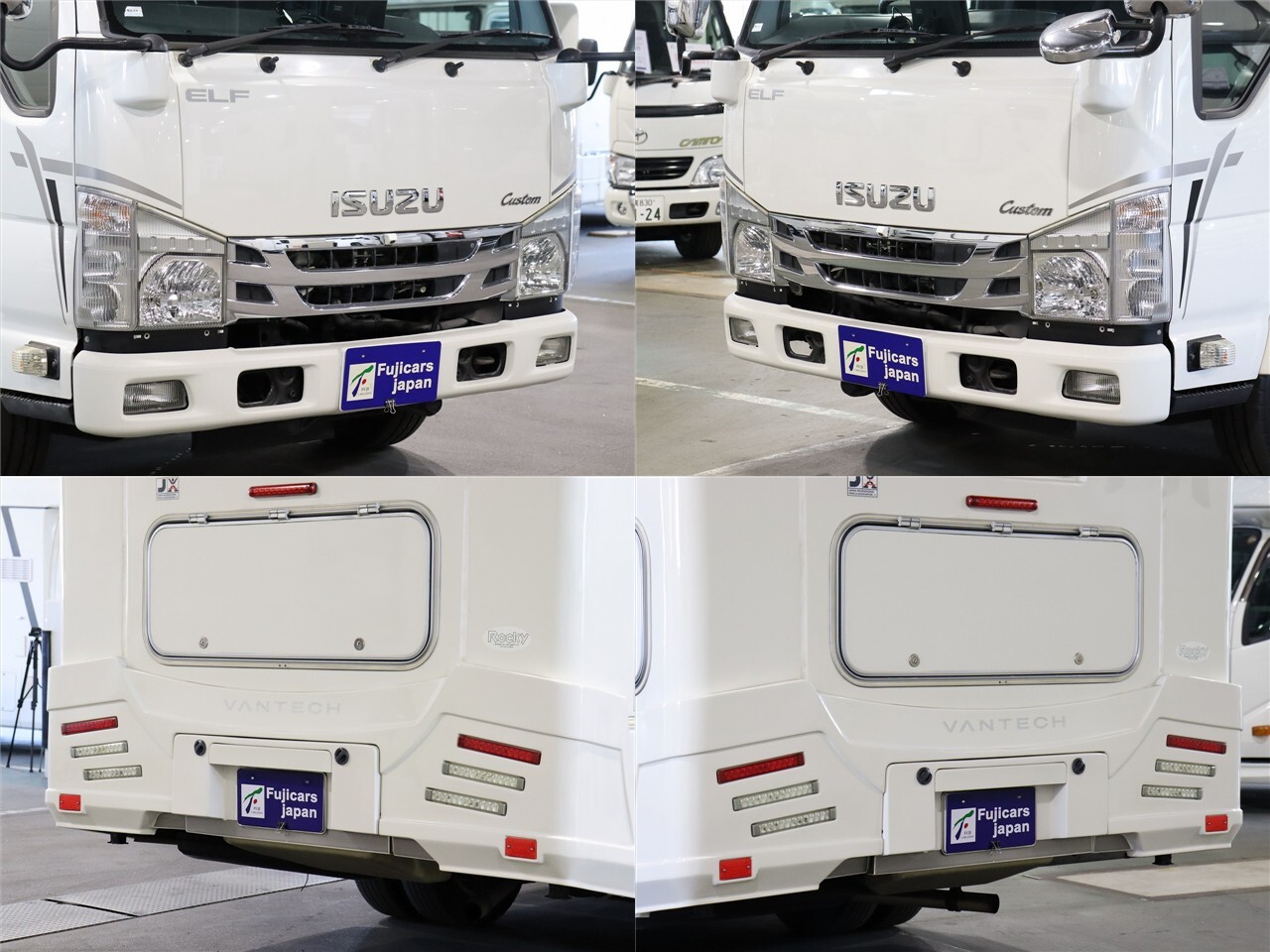 キャンピングカー キャブコン ｴﾙﾌ ﾊﾞﾝﾃｯｸ ｼﾞﾙ520ｸﾙｰｽﾞ 4WD　FF