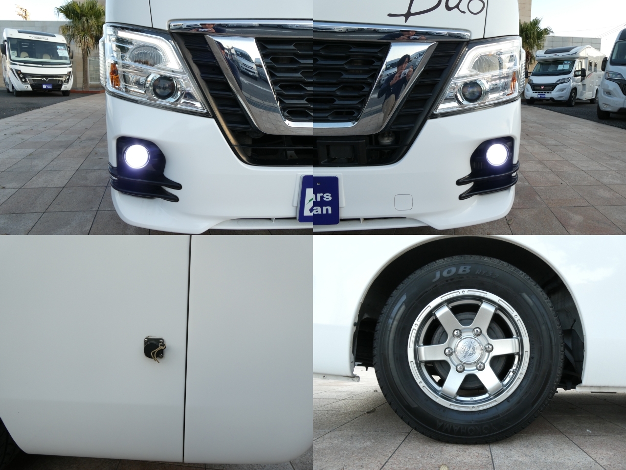 キャンピングカー バンコン ﾋﾞｰｸﾙ製　ﾃﾞｭｵ　FF　ｿｰﾗｰﾊﾟﾈﾙ　冷蔵庫