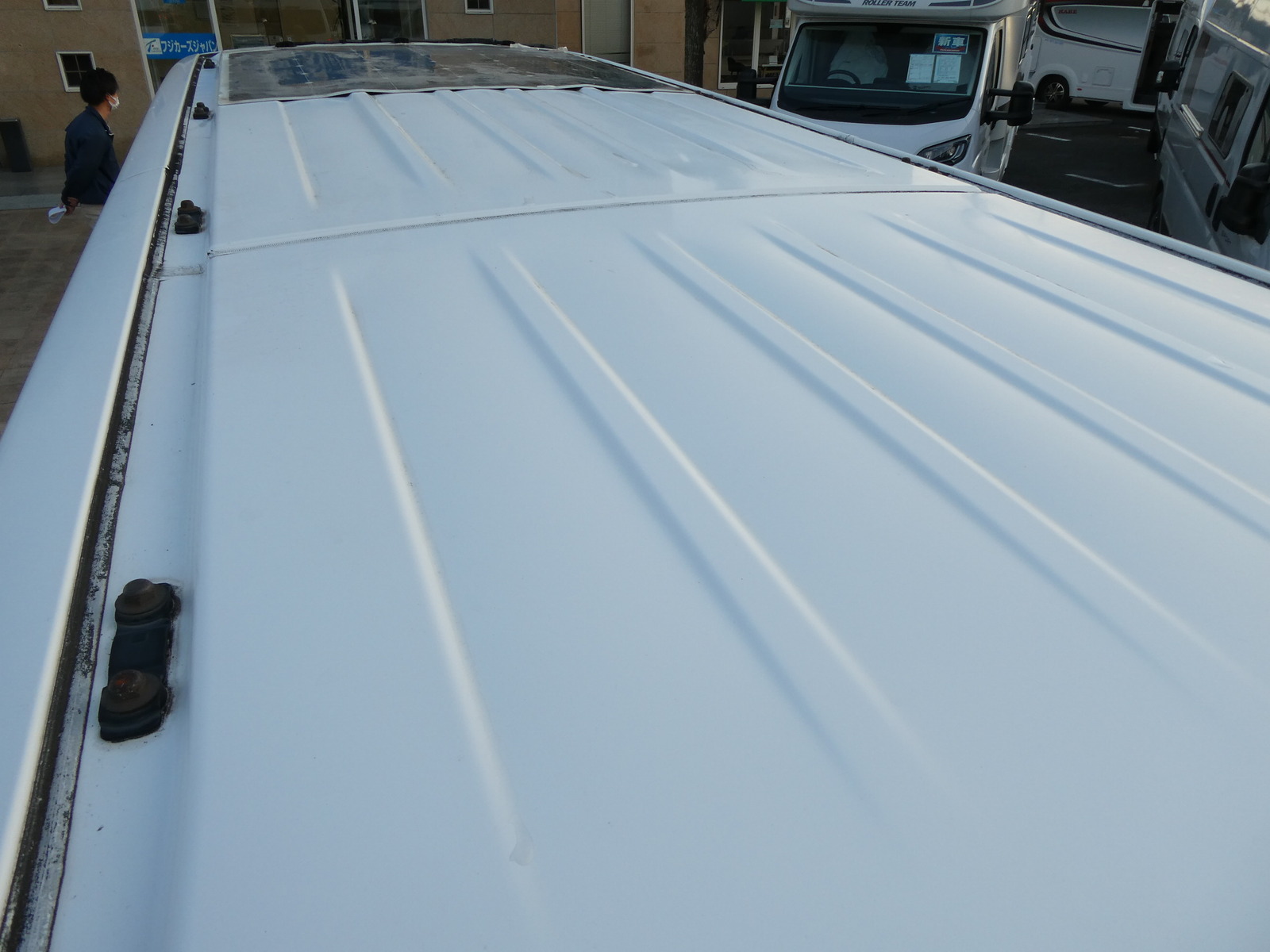 キャンピングカー バンコン ﾋﾞｰｸﾙ製　ﾃﾞｭｵ　FF　ｿｰﾗｰﾊﾟﾈﾙ　冷蔵庫