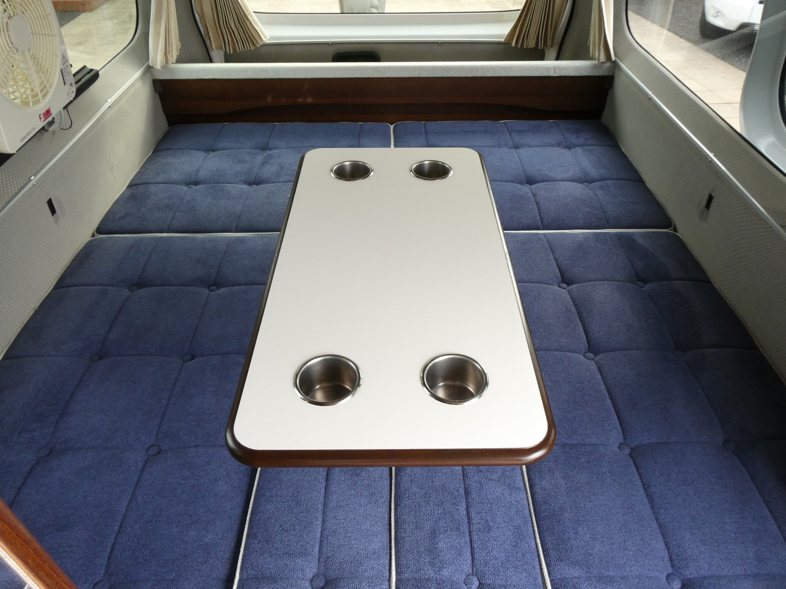 キャンピングカー バンコン ﾋﾞｰｸﾙ製　ﾃﾞｭｵ　FF　ｿｰﾗｰﾊﾟﾈﾙ　冷蔵庫