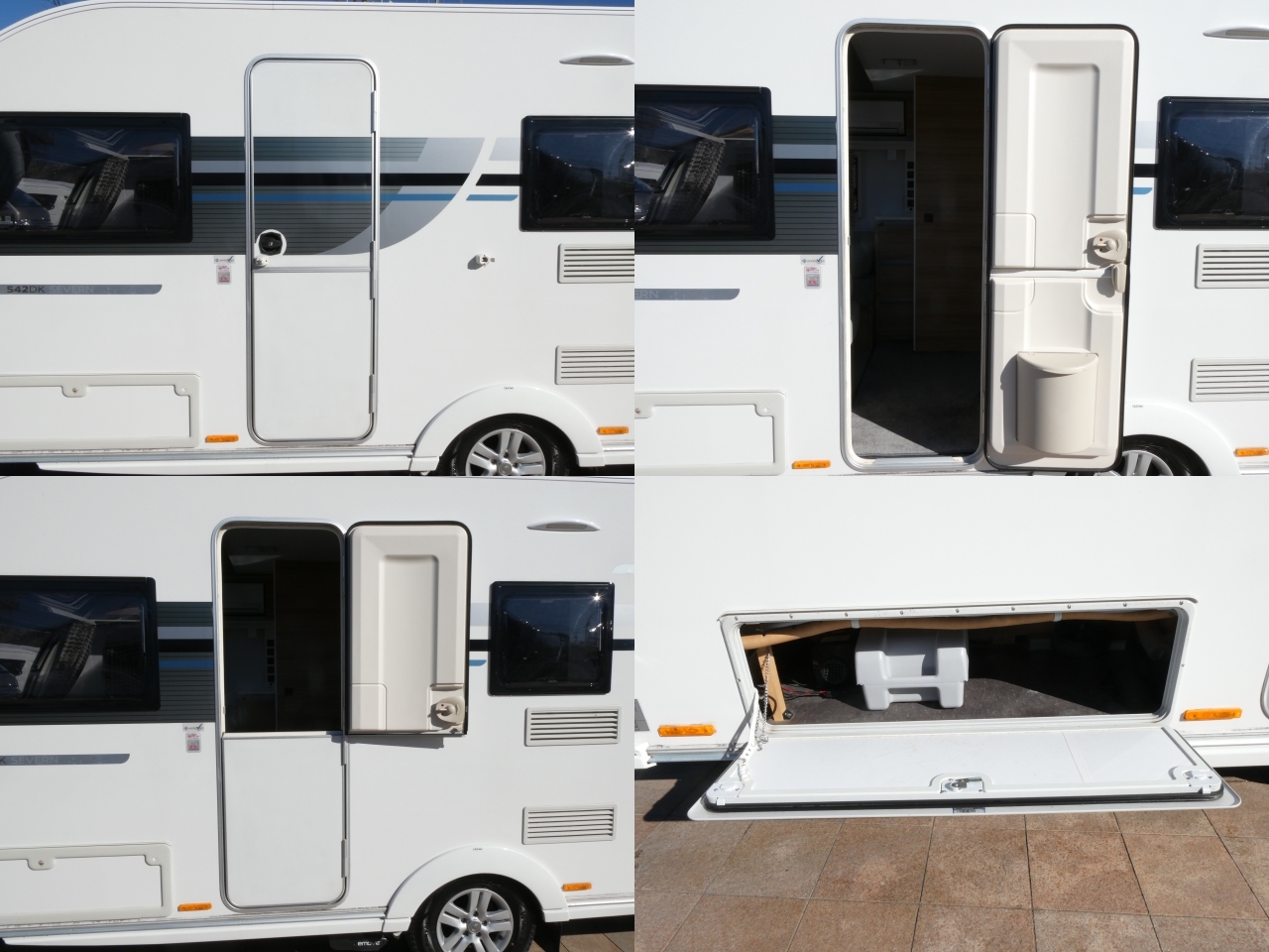 キャンピングカー トレーラー ｱﾄﾞﾘｱ製　ｱﾙﾃｨｱ542DK　家AC　電動ﾑｰﾊﾞｰ　温水