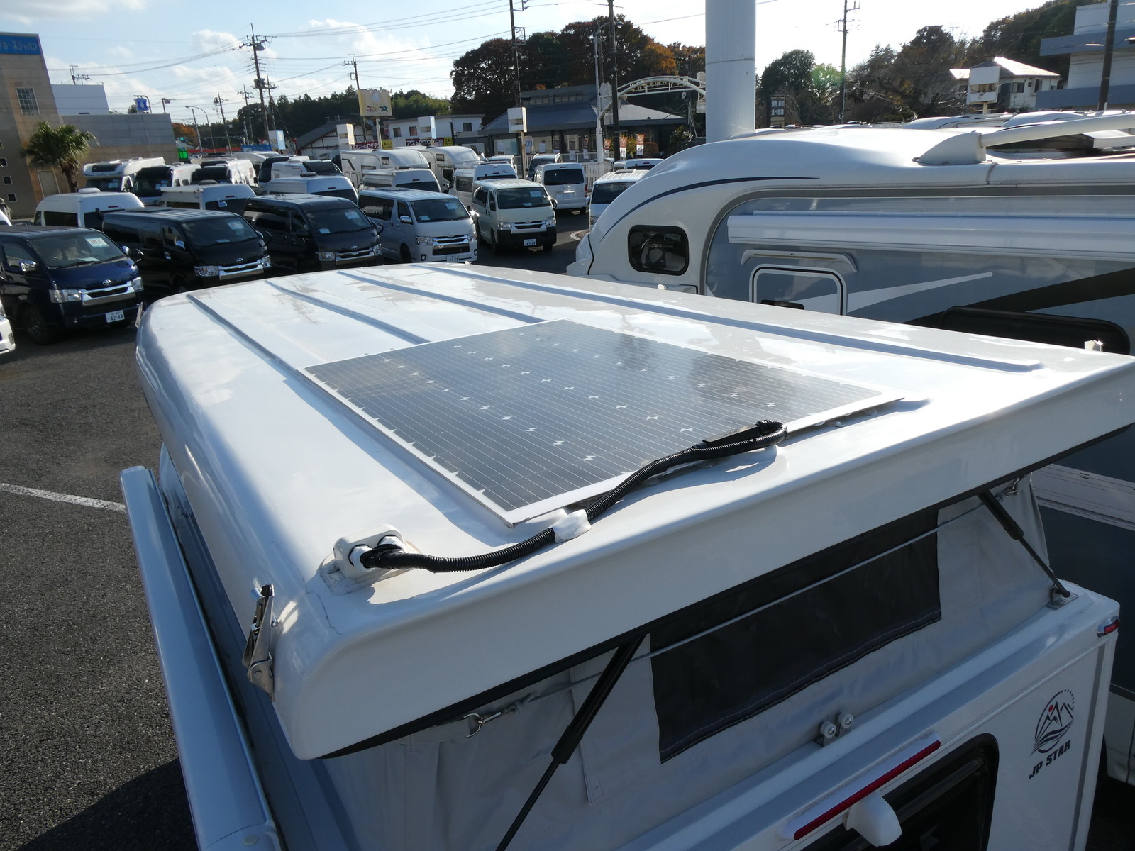 キャンピングカー 軽キャンパー JPｽﾀｰ ﾊｯﾋﾟｰ1+ｼﾃｨ 4WD　DCｸｰﾗｰ