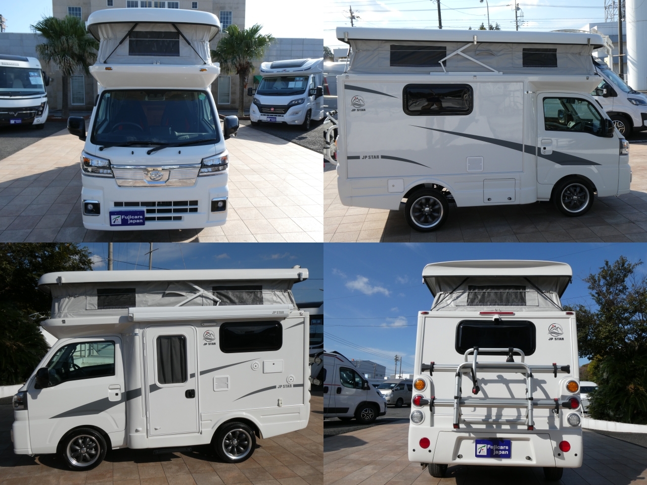 キャンピングカー 軽キャンパー JPｽﾀｰ ﾊｯﾋﾟｰ1+ｼﾃｨ 4WD　DCｸｰﾗｰ