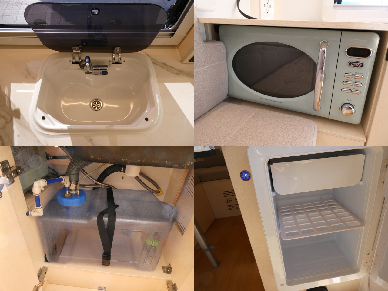 キャンピングカー 軽キャンパー JPｽﾀｰ ﾊｯﾋﾟｰ1+ｼﾃｨ 4WD　DCｸｰﾗｰ