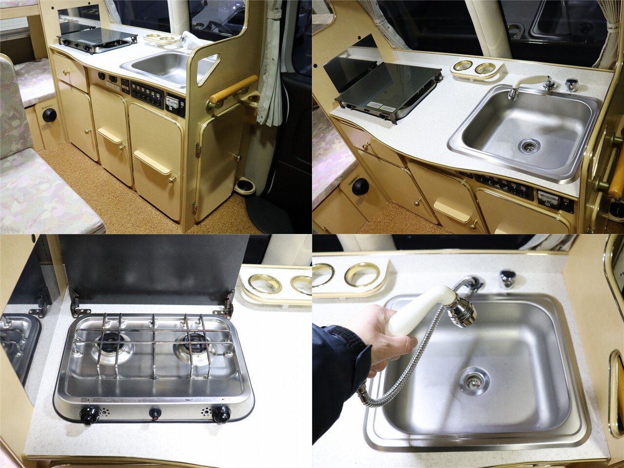 キャンピングカー バンコン ﾊｲｴｰｽ ｱﾙﾍﾟｼﾞｵ ﾘﾗｯｸｽ 4WD　FF